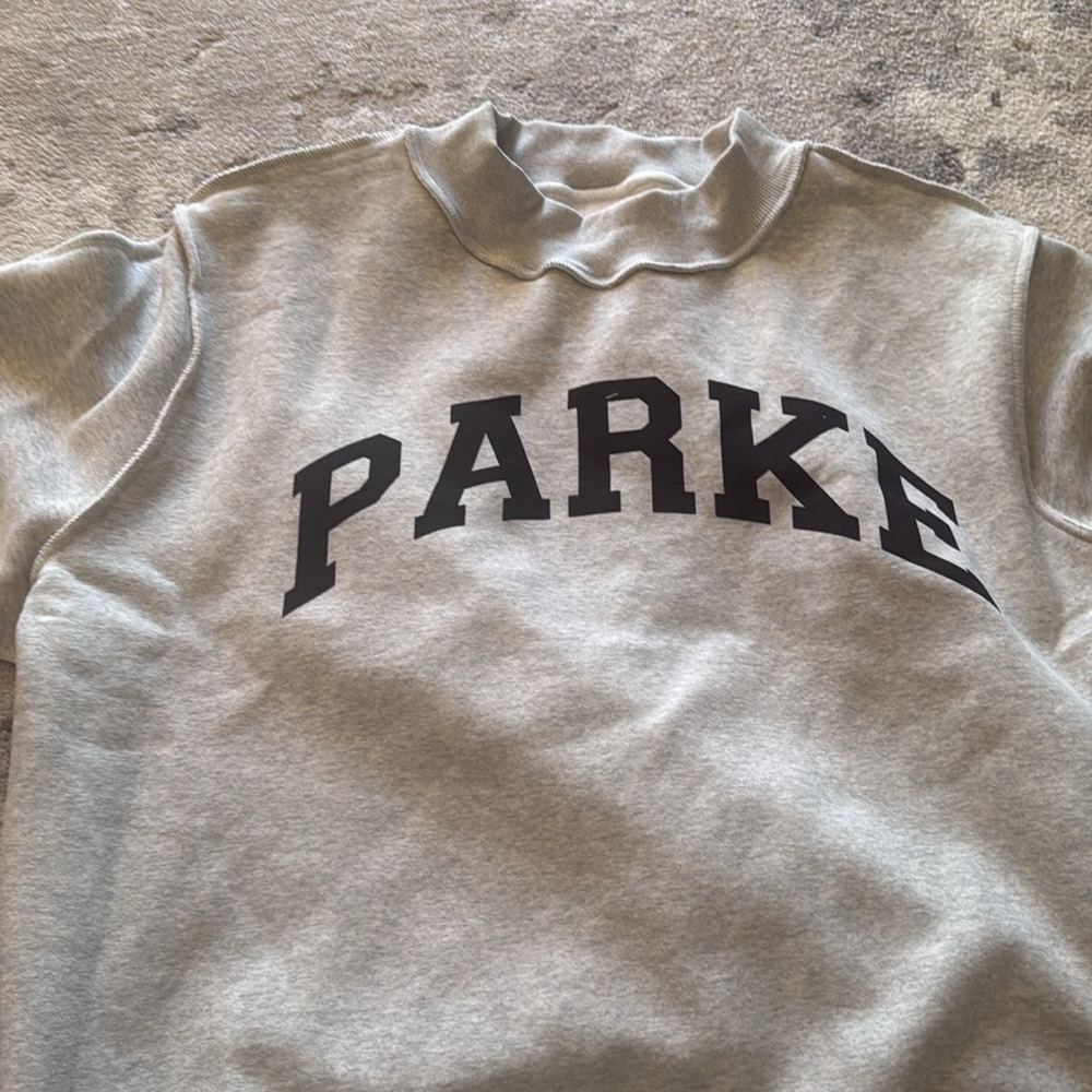Set active X PARKE collab mock neck reversible sweatshirt L/XL - Picture 6 of 8